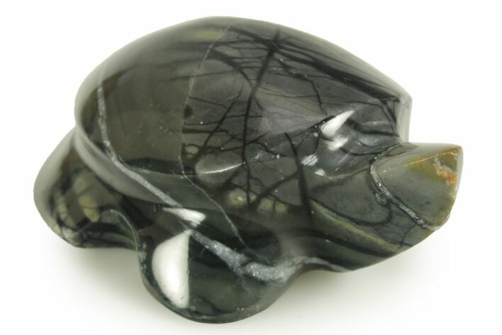 Carved Picasso Marble Turtle - Utah #366312